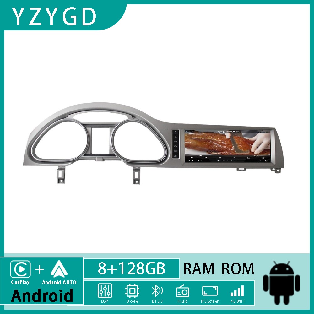 Android CarPlay Car Radio for Audi Q7 2010-2015 Stereo Multimedia Player Screen