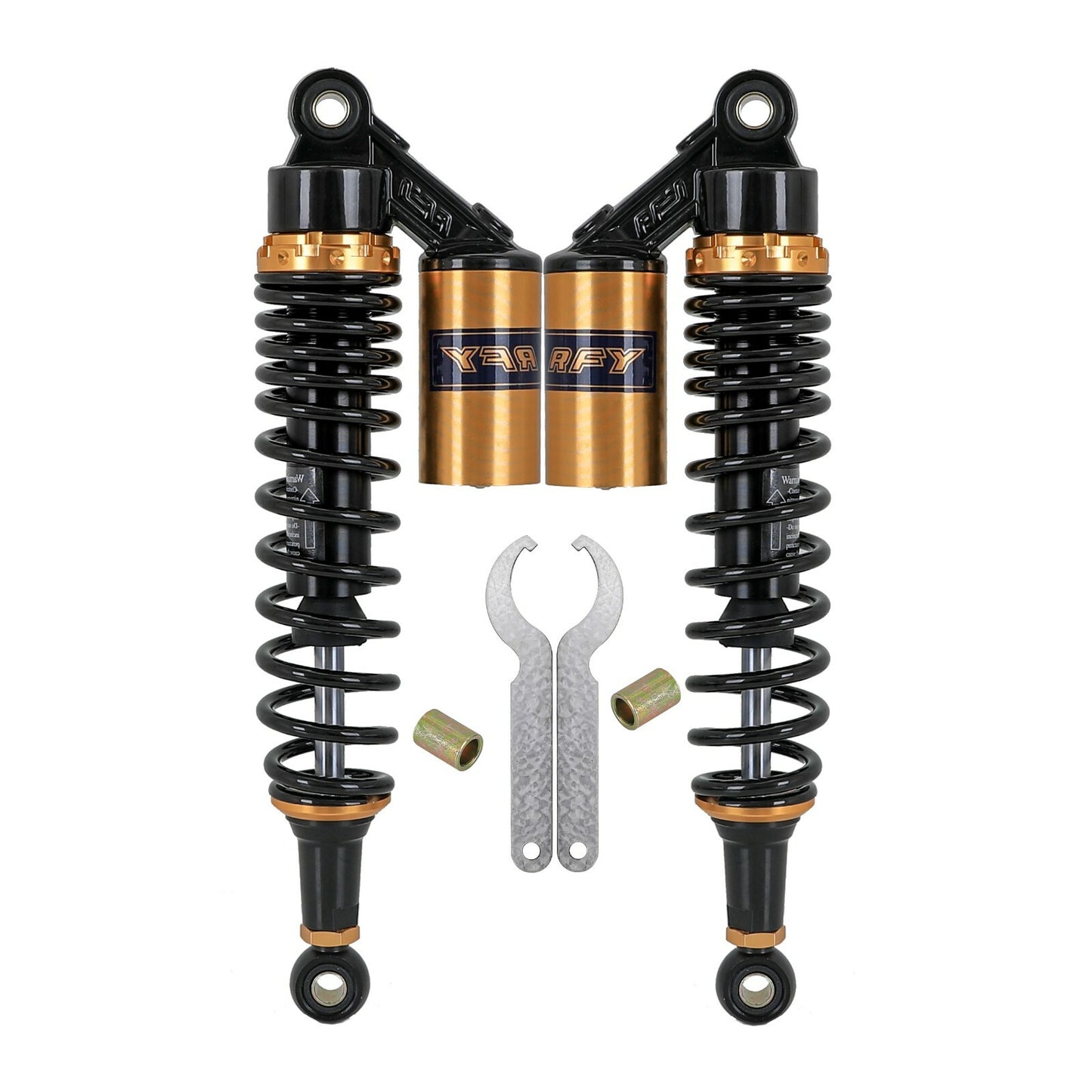 A pair of 360mm 14-inch motorcycle all-terrain air shocks for Honda for Suzuki for Yamaha Quad