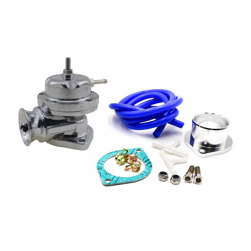 Universal Type-RS Turbo Blow Off Valve Kit Adjustable 25psi BOV Blow Dump Silver
