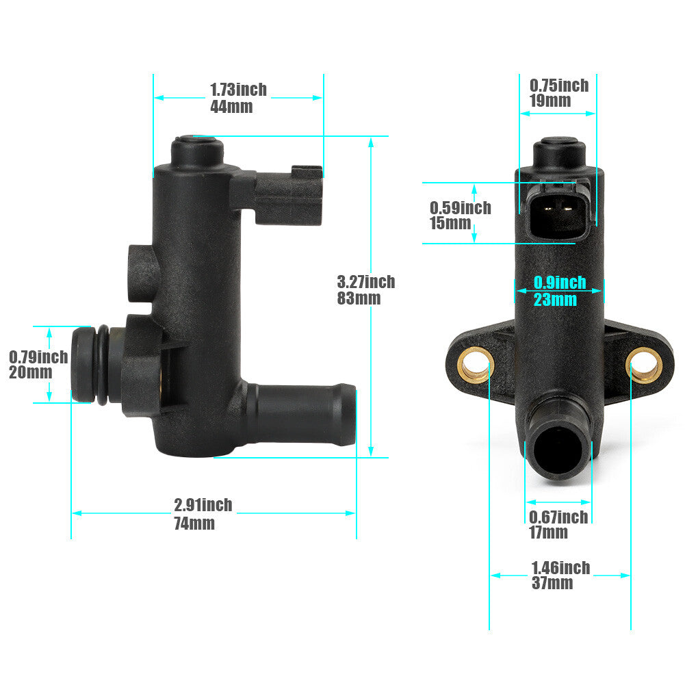 Evap steam tank purge vent valve is suitable for Nissan 2000 - 2003 Sentra and 2002 - 04 Xterra.