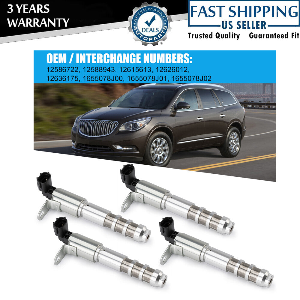 4X Variable Valve Timing Solenoid for Buick Lacrosse 2005-2016 12586722 12588943