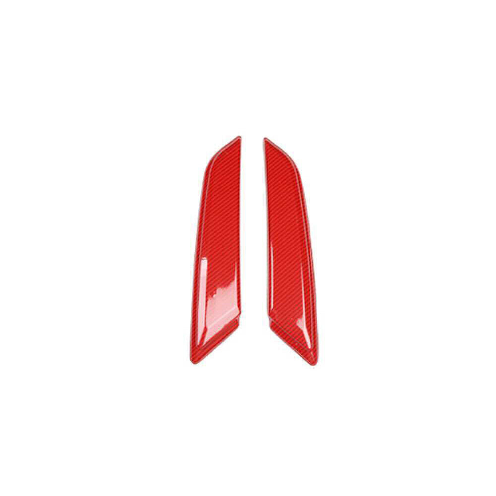for Toyota for Corolla Cross 22-2024 2X Red Carbon Fiber Interior Door Armrest Strip