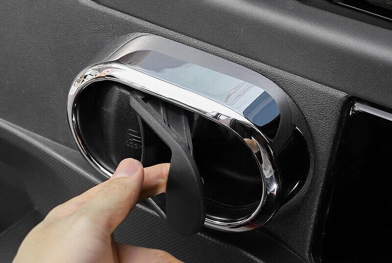 For 2007-2009 2010 for Jeep for Wrangler JK 4DR ABS Chrome Inner Door Handle Cover Trim