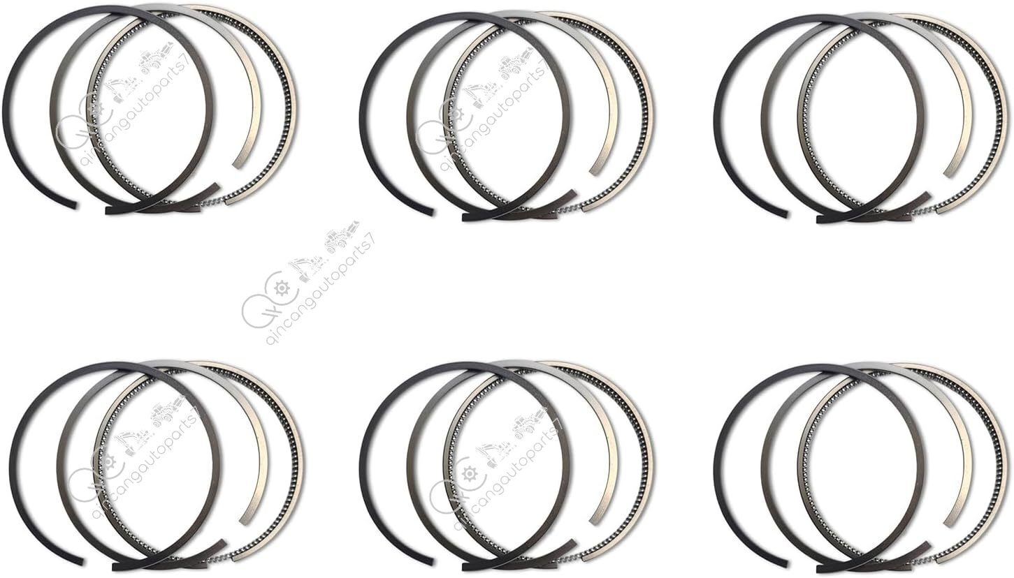 6pcs Piston ring 3802421 for 6BT 5.9l 5.9 12v Engine for Dodge for Ram 1994-1998