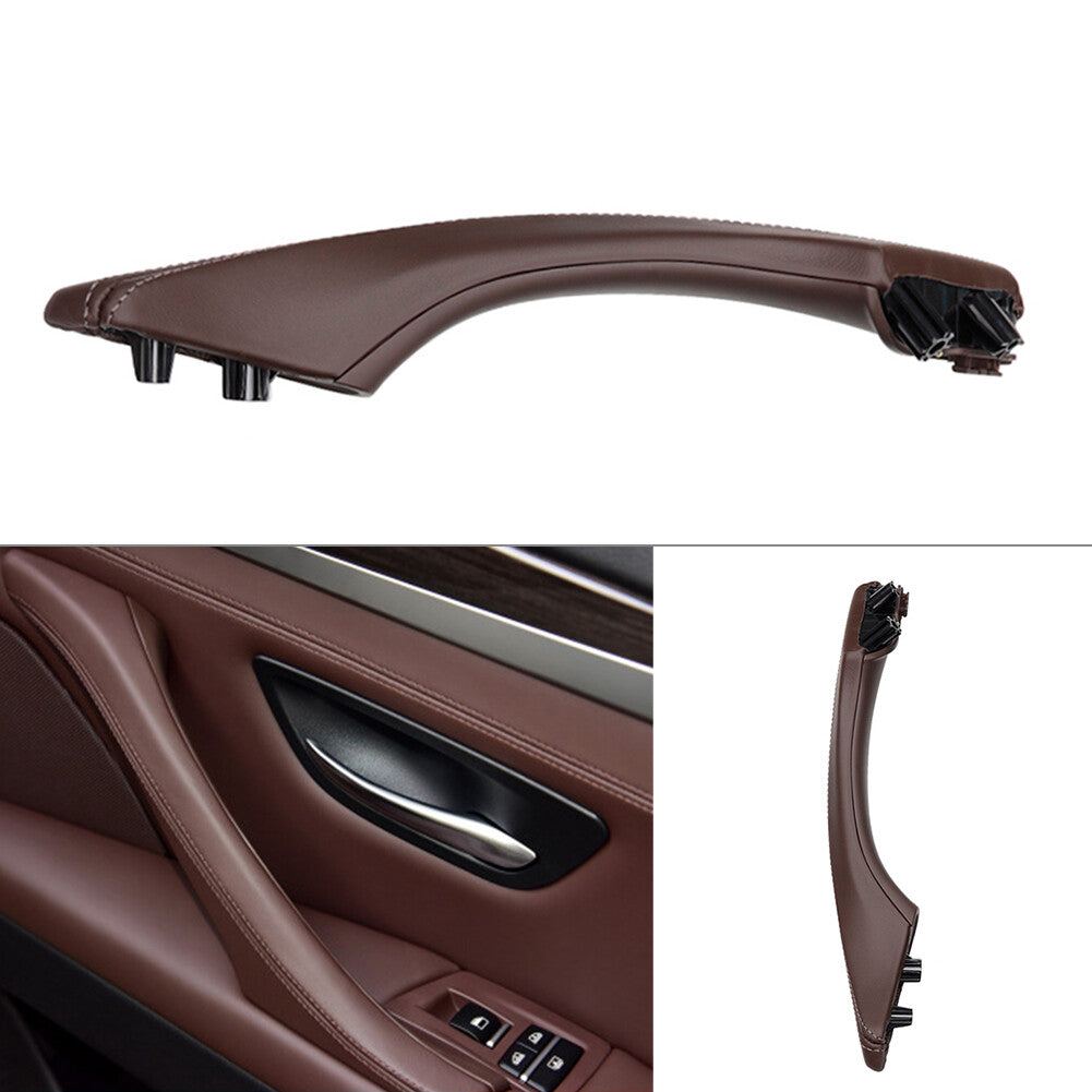 Door Trim Pull Handle Right Side Real Leather Fit for BMW 5 series F10 F11