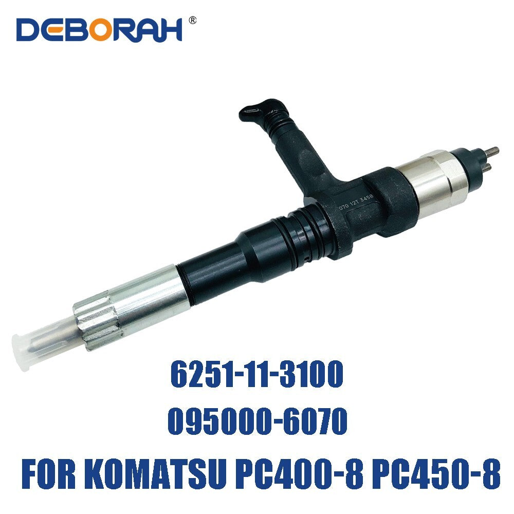 095000-6070 Diesel Fuel Injector for 6251-11-3100 Komatsu 6D125 PC400-8 PC450-8