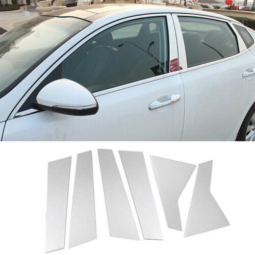 Chrome Pillar Posts for Kia Optima 2016-2020 6Pcs Set Door Trim Mirror Cover Kit