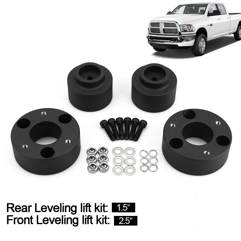 2.5 Front +1.5 Rear Full Lift Kit Leveling Kit Fit for Dodge for Ram 1500 4WD 2WD