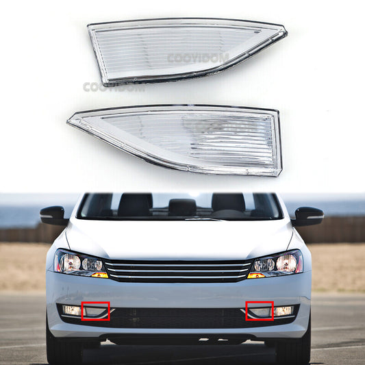 2Pcs Front Bumper Fog Light Reflector 1Pair For 2011-2015 for Volkswagen for VW for Passat
