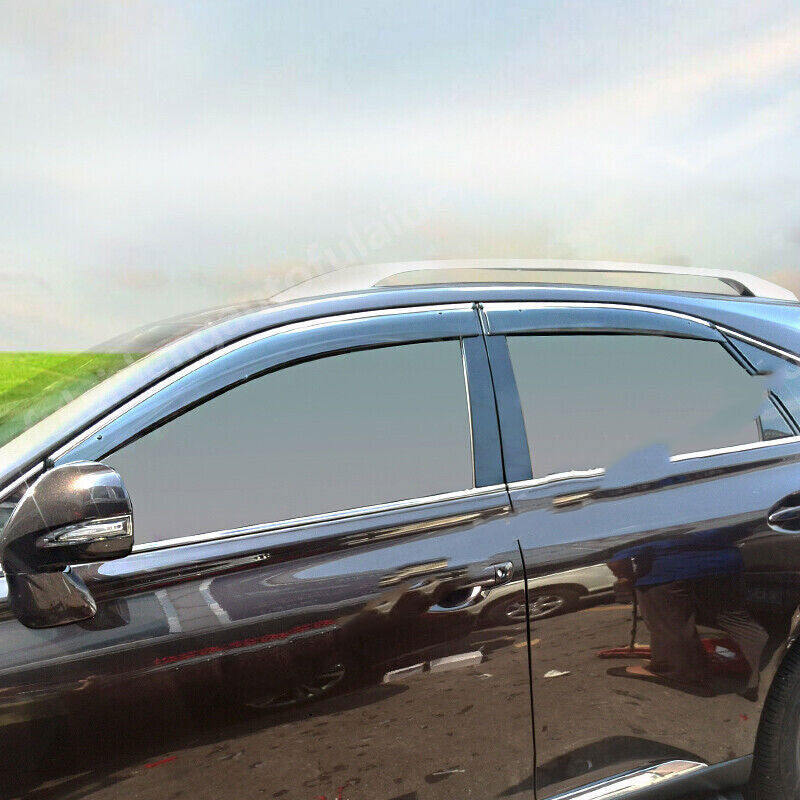 for Lexus RX350 450H 2016-2022 Window Visor Vent Sun Shade Rain Guard Trim 4Pcs