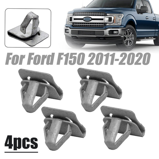 4pcs Front Skid Plate Oil Filter Access Panel Door Clips for Ford F150 2011-2020