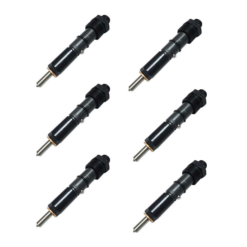 6-pack of fuel injectors 3929490 3802677 3930192 3929492, new, suitable for 6BT 5.9L fuel injectors.