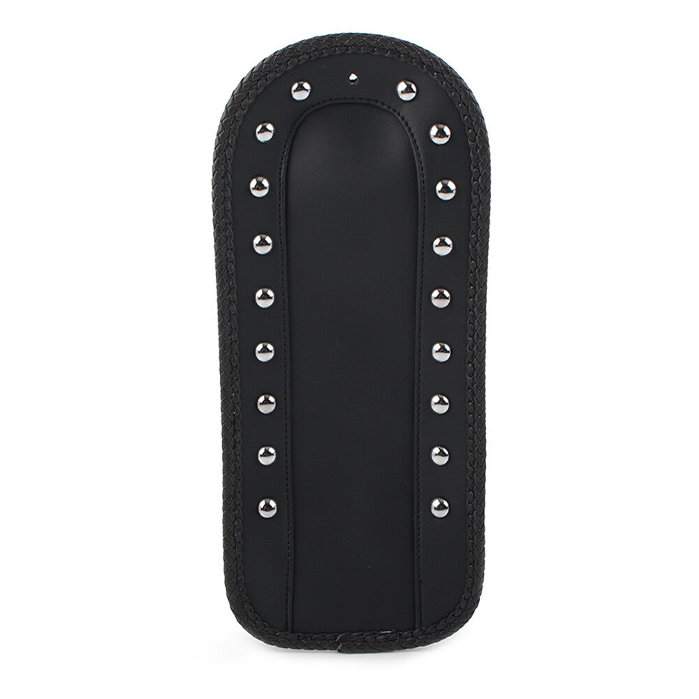 for Harley Softail 84-06 Black PU Leather Rivet Rear Fender Bib Solo for Seat