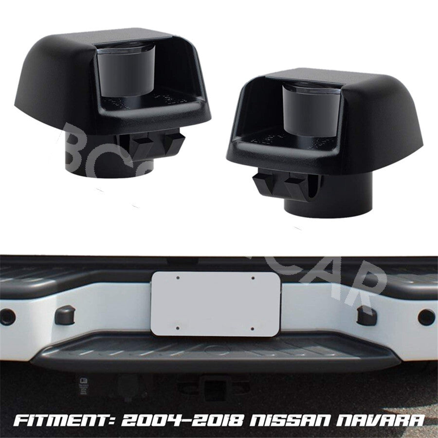 Fit for Nissan Frontier 2007-2019 Car License Plate Light Rear Bumper Lamp Cover