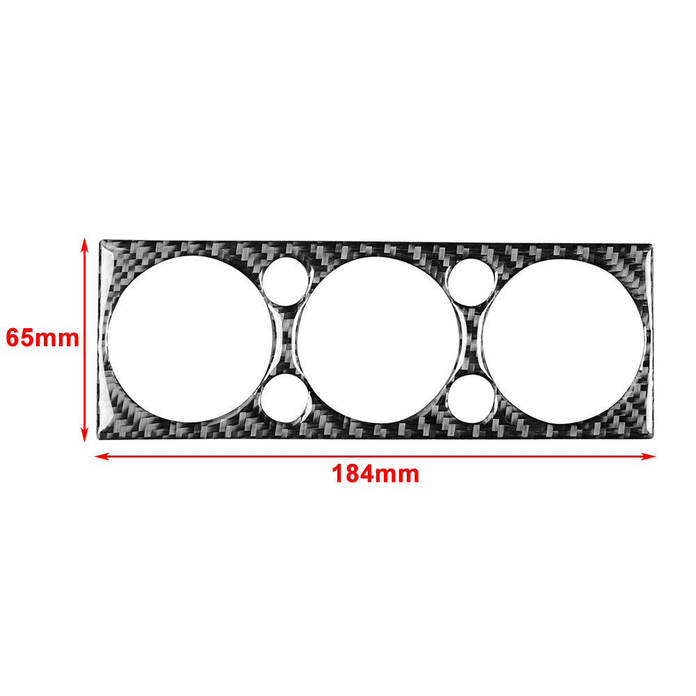 Center Console AC Switch Panel Cover Black Fit for BMW for Mini Cooper R50 R53 2005-06