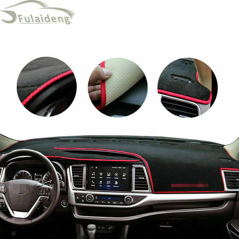 Inner Dashboard Dash Mat DashMat Sun Cover Pad for Toyota Highlander 2014-2019