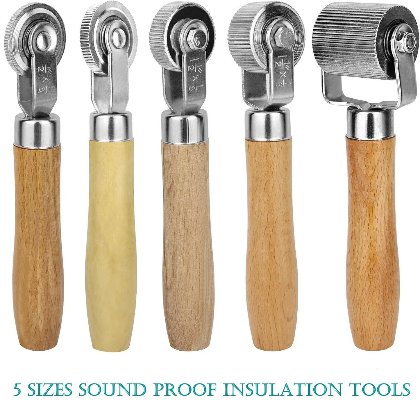 5-piece car soundproofing hand roller smoothing tool sound insulation rolling
