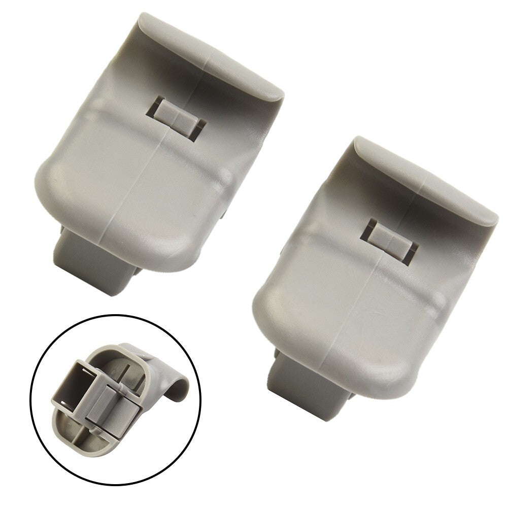 2pcs/Set Car Grey Sun Visor Clip LC6269261B77 for Mazda 3 5 6/CX-7/CX-9/RX-8 MPV