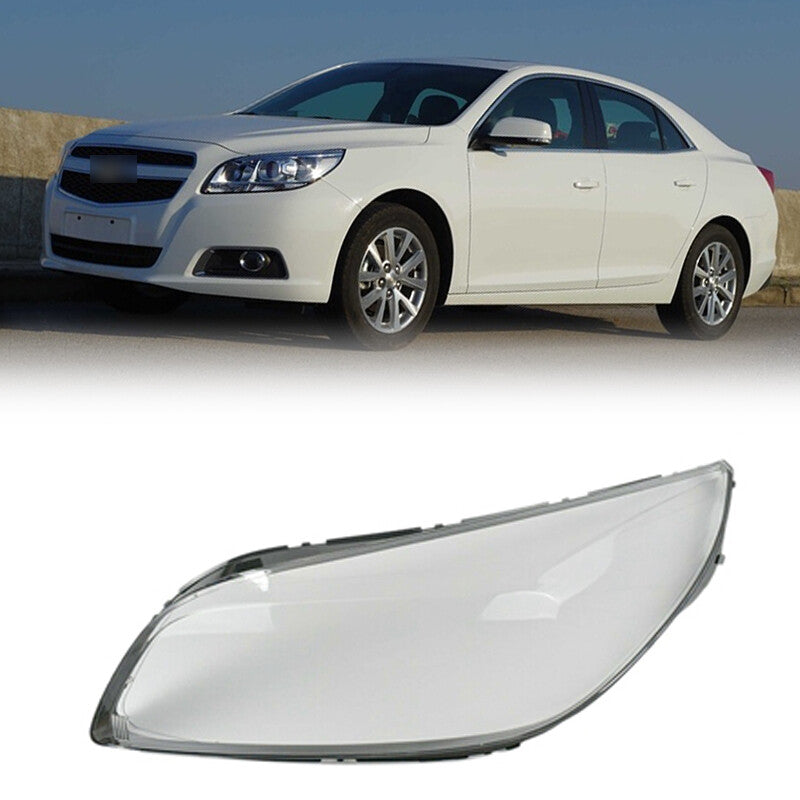 Left front headlight lens cover for 2013, 2014, and 2015 for Chevrolet Malibu LTZ.