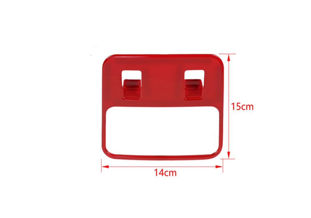 Red ABS Rear Window Switch Button Panel Trim for Ford Bronco 2021-23 Accessories