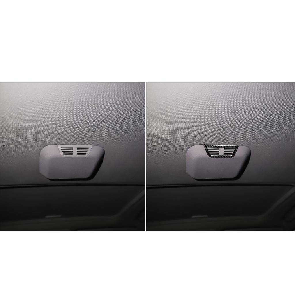 2PCS Rear for Seat Roof Air Vent Outlet Cover Trim for BMW 3 Series E46 1998-2005