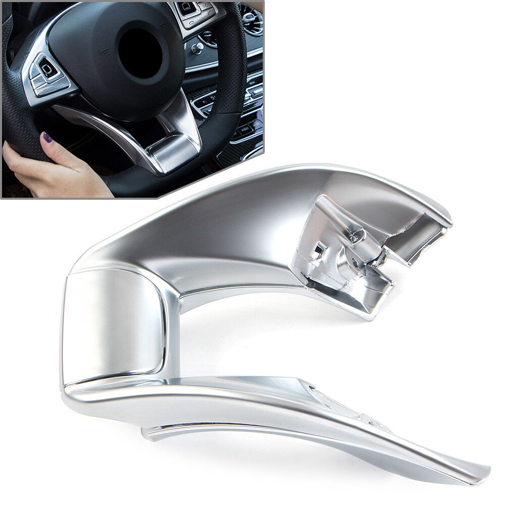 for Mercedes Benz W117 W213 W218 W205 Style Steering Wheel Low Cover Trim