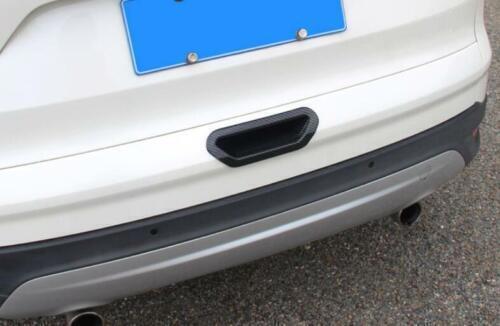 Carbon Fiber Exterior Tailgate Door Bowl Cover Trim for Ford Escape Kuga 13-2019