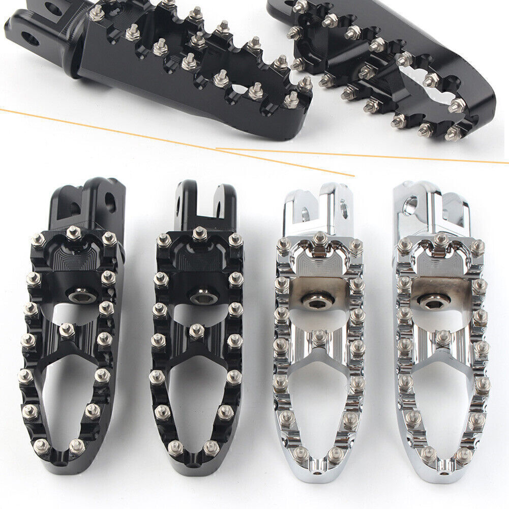 for Harley Sport Glide FLSB Pair Motorcycle Wide Foot Peg MX Style