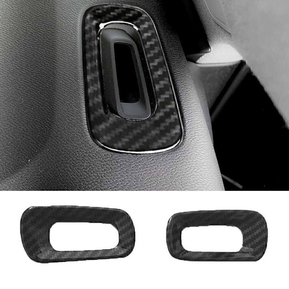for Volvo XC40 2018-2022 Carbon Fiber Inner Dashboard Air Outlet Vent Trim