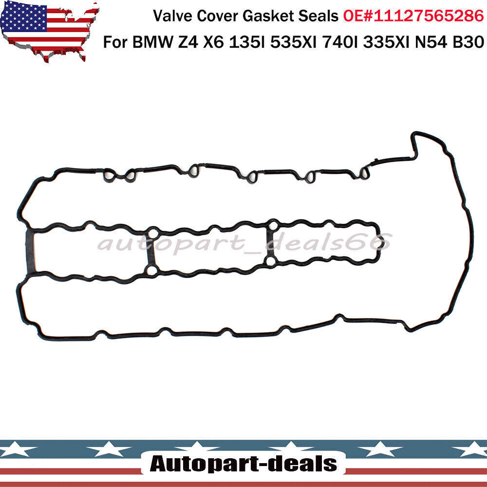 11127565286 Valve Cover Gasket Seals Fit for BMW Z4 X6 135i 535xi 740i 335xi N54