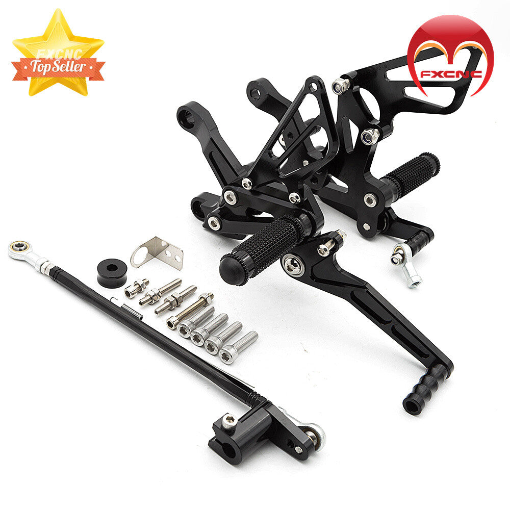 CNC adjustable rear brake caster gear and foot spikes suitable for Kawasaki Z900 2017-2020 2021