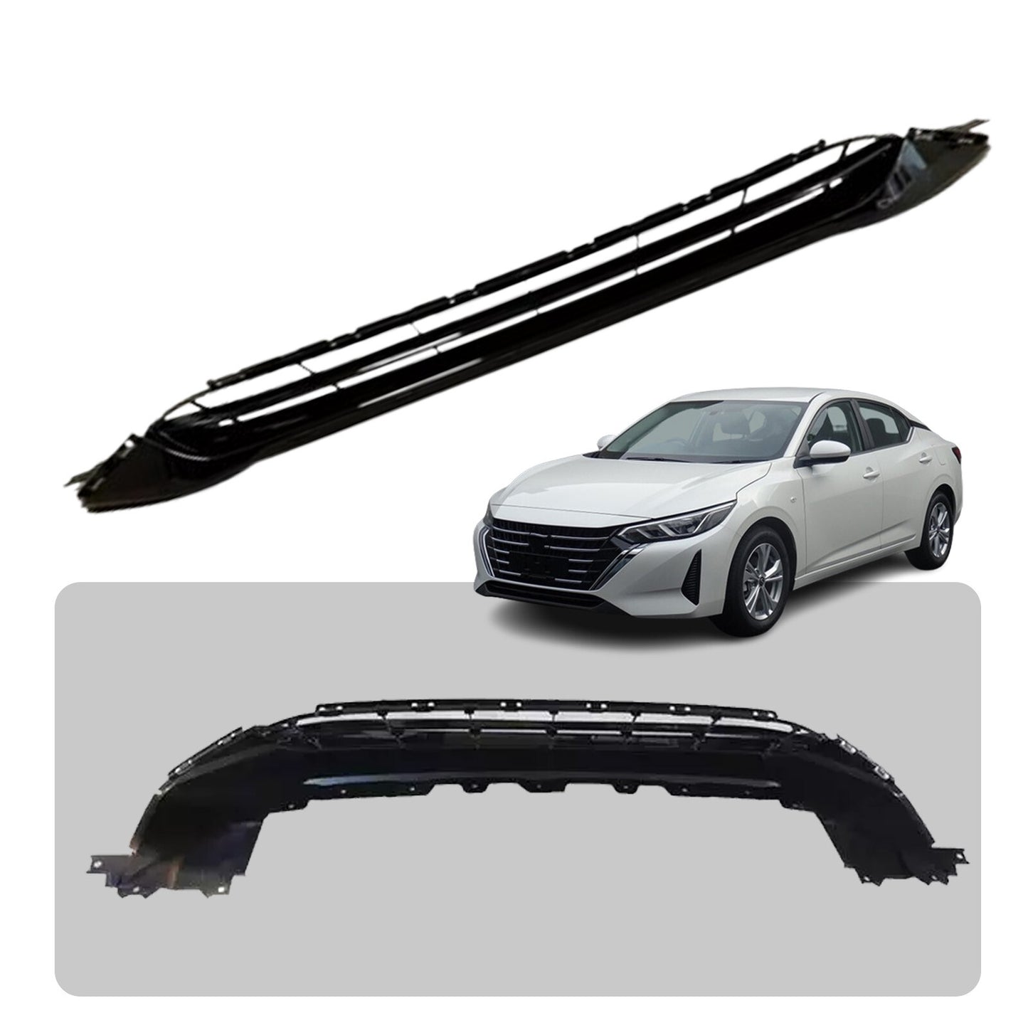 62254-6LY0A Front Bumper Lower Grille for 2024-25 for Nissan Sentra Grille Assembly