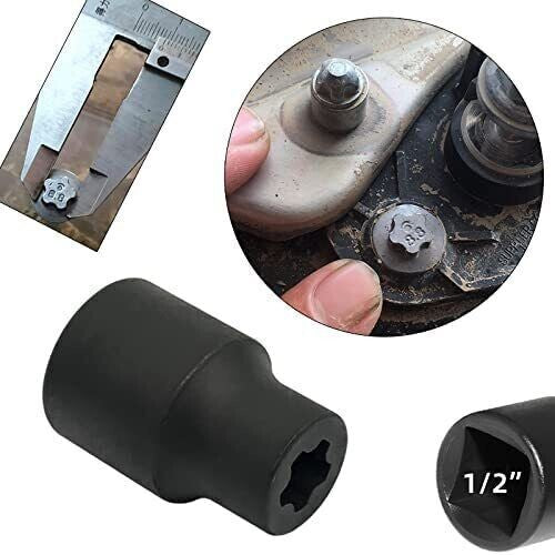 Five-Teeth Battery Cover Removal Socket Fit for Tesla Model 3 Y X