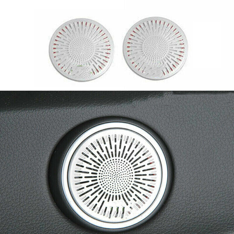 for Hyundai Sonata 2020-2023 Matte Silver Front Door Speaker Horn Cover Trims