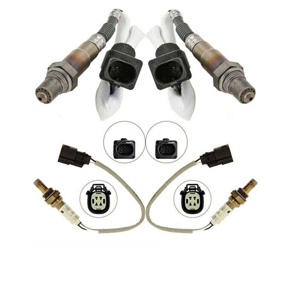 4pcs Up+Down Oxygen O2 Sensor for Ford Explorer Flex Taurus for Lincoln MKS MKT 3.5L