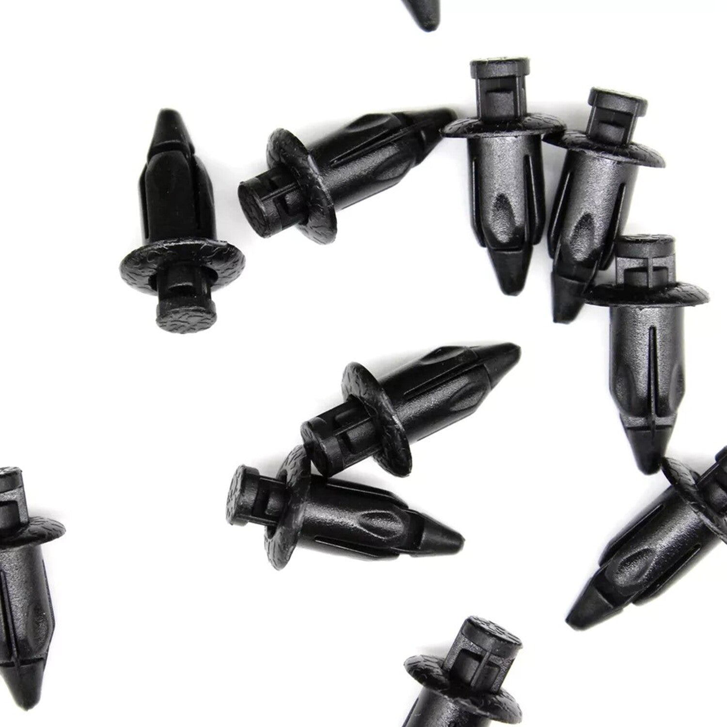 20Pcs Black Nylon Clips Liner Trim Bumper Retainers Fastener for Toyota Yaris