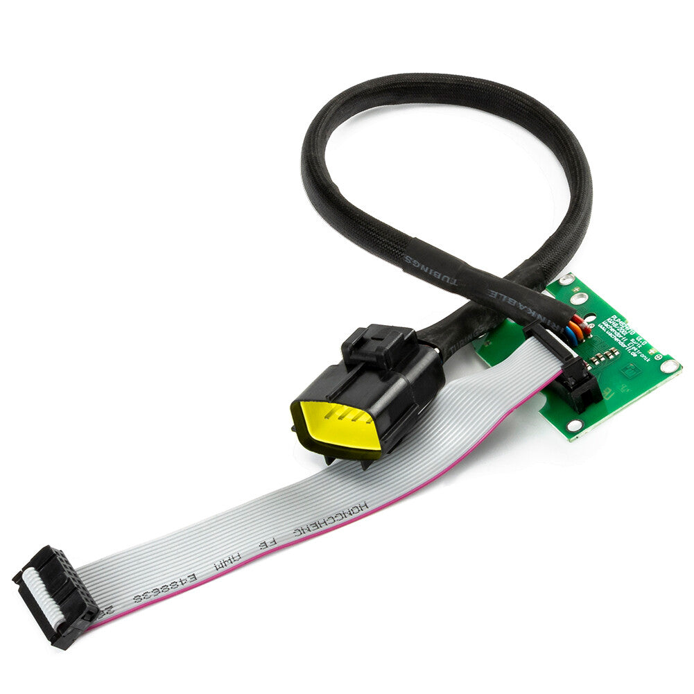 Display plug connector 14390065 for Volvo EC160, EC210, EC240, and EC360 display panels.