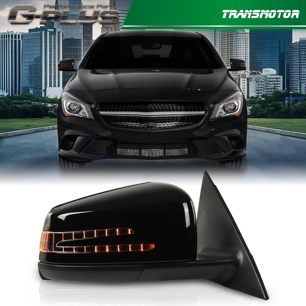 Suitable for 2014-2018 for Mercedes-Benz CLA250 and CLA45 models with mirror-finish heated blind spot on the right side.