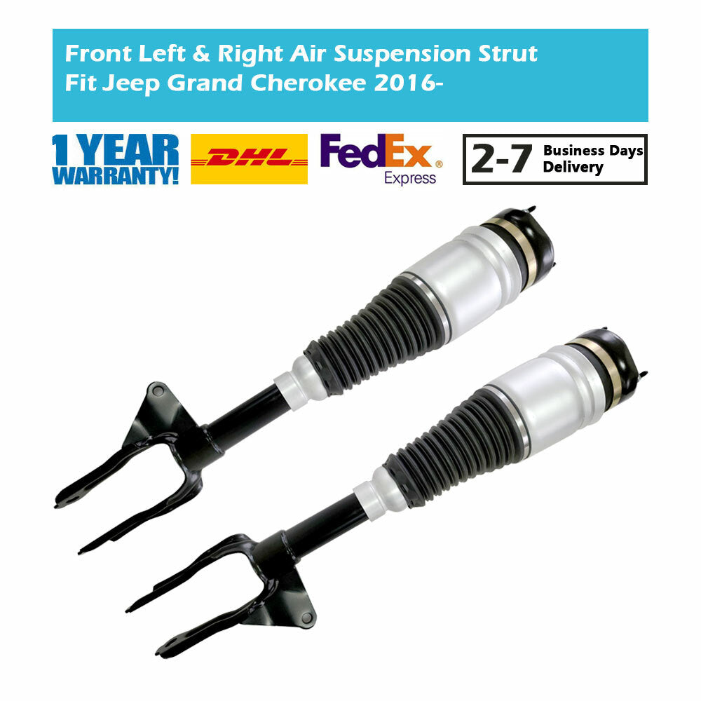 2PCS Front Air Suspension Shock Struts for Jeep Grand Cherokee Overland 2016