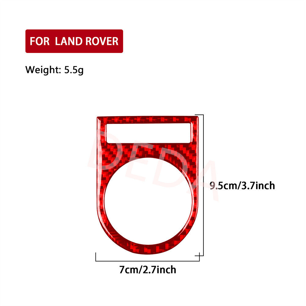 Gear Shift Indicator Trim for Land Rover Discovery Sport 2015-19Red Carbon Fiber