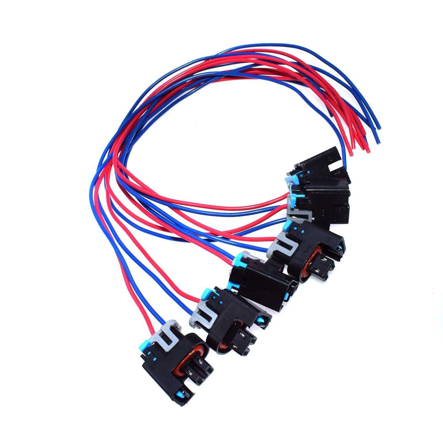 6-piece fuel injector connector harness tail replacement parts 1P1575 for GimChevy for Chevrolet