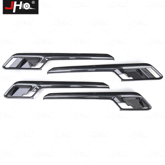 Carbon Fiber Inner Door Handles Panel Trim Cover For Silverado/ for GMC for Sierra 2022+