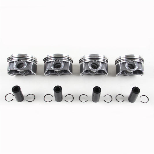 4 Pcs Upgraded Pistons  Rings for VW for Jetta for AUDI A4 Q5 2.0T 06H107065DD