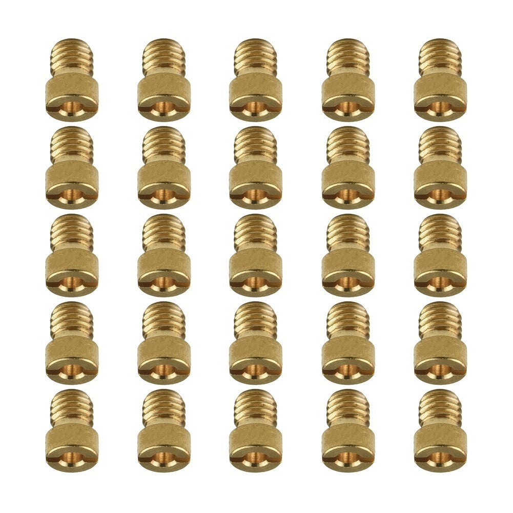 25pcs Main Jet 55-115 M5 5mm For Dellorto SHA 13/SHA 14/SHA 15/SHB 16/ SHB 19/