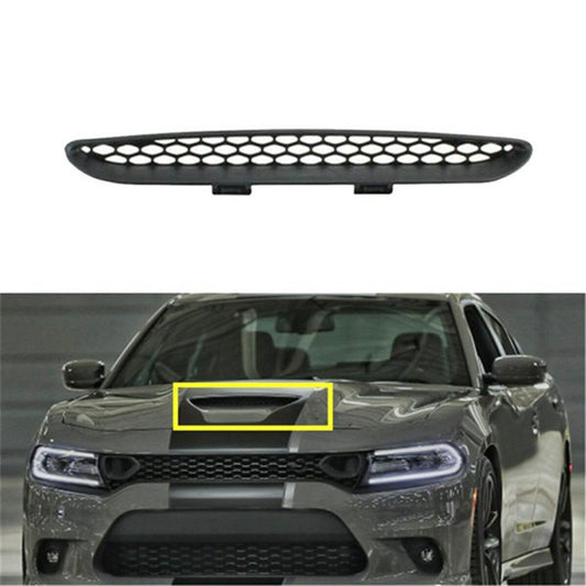 Car Front Hood Scoop Cover Center Grid Grille Trim For 2015-2020 for Dodge for Charger