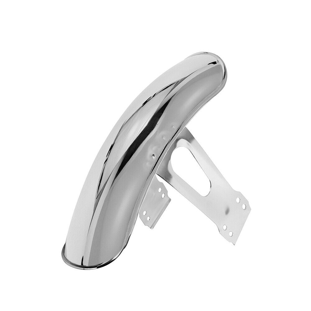 Motorcycle Retro Front Fender Protector Chrome Metal Mudguard for Honda CG125