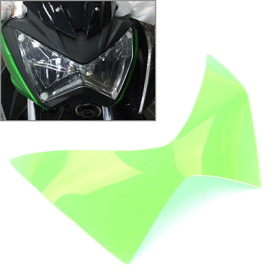 Front Headlight Screen Cover Shield Guard Lens Green for KAWASAKI Z250 Z300 Z800