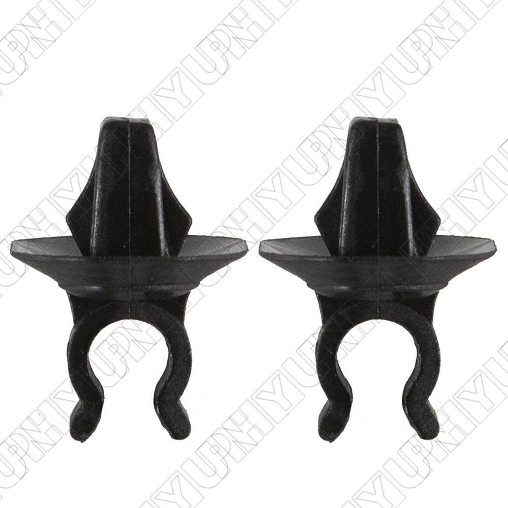 2¡Á Hood Support Prop Rod Clip 6506223AA for Dodge for Charger for Jeep for Wrangler Compass