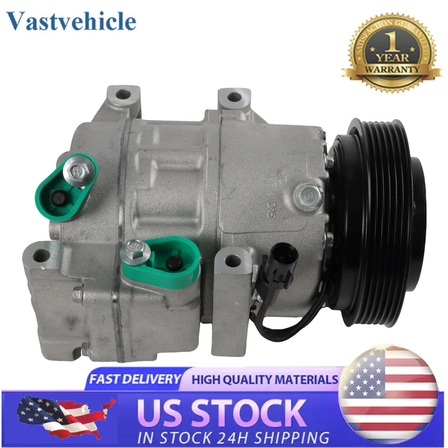 A/C Compressor for Hyundai Santa Fe 2007-2009 3.3L 3.5L 2.7L Sonata for CO 10916C