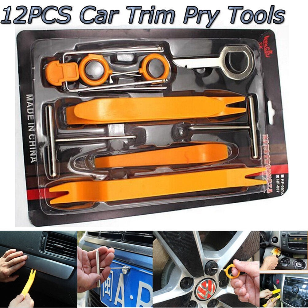 Car audio disassembly pry navigation CD tools door trim clip light